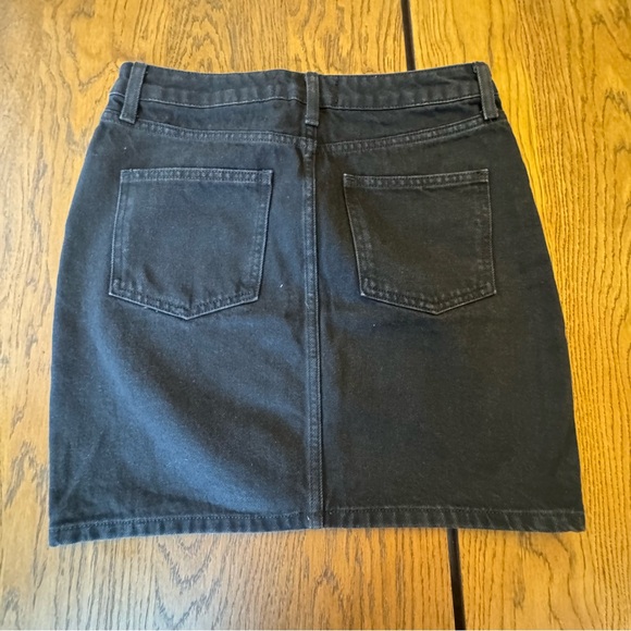 BDG Onna Denim Mini Skirt  Faded Black Medium Short Pencil Style - Picture 12 of 13